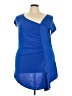 Midnight Velvet Blue Short Sleeve Blouse Size 3X - photo 1