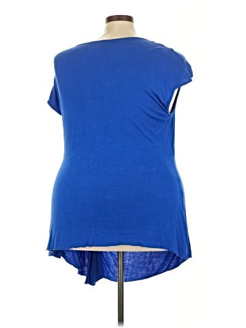 Midnight Velvet Short Sleeve Blouse (view 2)