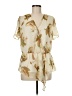 Vince Camuto Ivory Short Sleeve Blouse Size M - photo 1
