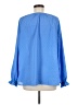 Jessica Simpson 100% Polyester Blue Long Sleeve Blouse Size M - photo 2