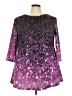 Azalea Purple 3/4 Sleeve Top Size 3X - photo 1