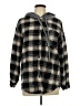 Unbranded 100% Polyester Plaid Gray Fleece Size L - photo 1