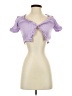 Zara Purple Short Sleeve Top Size S - photo 1