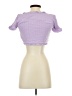 Zara Purple Short Sleeve Top Size S - photo 2