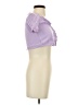 Zara Purple Short Sleeve Top Size S - photo 4