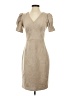 DKNY Solid Tan Cocktail Dress Size 2 - photo 1