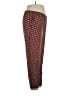 Sonnet James Polka Dots Brown Burgundy Casual Pants Size XL - photo 4