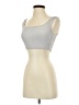 Babaton Silver Sleeveless T-Shirt Size XS - photo 1