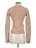 Intermix Tan Long Sleeve Top Size S - photo 2