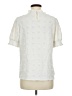 Blooming Jelly 100% Polyester Ivory Short Sleeve Blouse Size M - photo 2