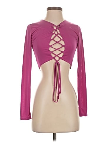 Just Polly Long Sleeve Top (view 1)