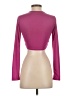Just Polly Pink Long Sleeve Top Size S - photo 2