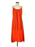 H&M 100% Polyester Orange Casual Dress Size 4 - photo 1
