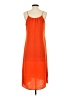 H&M 100% Polyester Orange Casual Dress Size 4 - photo 2