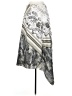 Ted Baker London 100% Polyester Animal Print Black Silver Casual Skirt Size 2 (0) - photo 1