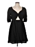 NSR Solid Black Cocktail Dress Size L - photo 1