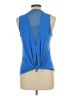 Unbranded Blue Sleeveless T-Shirt Size L - photo 2