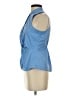BCBGMAXAZRIA Blue Sleeveless Blouse Size S - photo 5