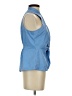 BCBGMAXAZRIA Blue Sleeveless Blouse Size S - photo 4