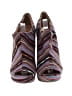 Qupid Stripes Black Wedges Size 9 - photo 2