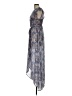Ella Moss 100% Polyester Paisley Blue Casual Dress Size S - photo 5