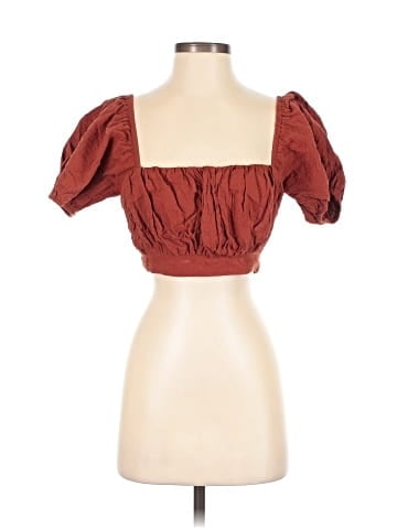 Lulus Short Sleeve Blouse (view 1)
