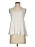 Sun & Shadow 100% Rayon White Sleeveless Top Size S - photo 1