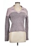 Tomfoolery Color Block Purple Pink Pullover Sweater Size L - photo 1