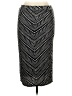 Matty M Chevron-herringbone Silver Formal Skirt Size L - photo 1