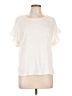 Max Studio Ivory Short Sleeve T-Shirt Size L - photo 1