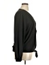 Ann Taylor LOFT Outlet 100% Polyester Black Long Sleeve Blouse Size XL - photo 4