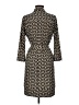 Donna Morgan Print Black Casual Dress Size 6 - photo 2