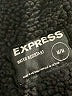 Express Chevron-herringbone Black Wool Coat Size M - photo 6