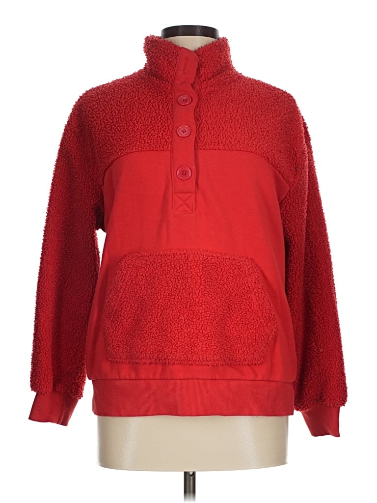 Pre-owned Time And Tru Pullover Sweater In Red