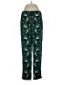 J.Crew 100% Polyester Print Green Casual Pants Size 4 - photo 1