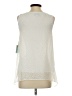 CeCe 100% Polyester Ivory Sleeveless Blouse Size XS - photo 2