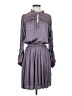 Current Air 100% Polyester Gray Casual Dress Size XS - photo 1