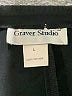 Graver Studio 100% Polyester Solid Black Formal Skirt Size L - photo 4