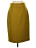 J.Crew 100% Wool Solid Yellow Wool Skirt Size 2 - photo 1