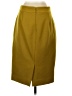 J.Crew 100% Wool Solid Yellow Wool Skirt Size 2 - photo 2