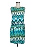 Nomadic Traders 100% Rayon Print Teal Cocktail Dress Size M - photo 1