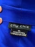 City Chic Blue 3/4 Sleeve Blouse Size 22 Plus (XL) - photo 7