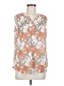 Tribal 100% Polyester Orange Sleeveless Blouse Size M - photo 1