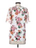 Ann Taylor 100% Polyester Floral White Short Sleeve Blouse Size S - photo 2