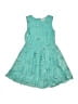 Knit Works 100% Polyester Teal Dress Size 6 - photo 1