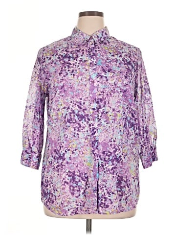 Coldwater Creek 3/4 Sleeve Button-Down Shirt (view 1)