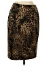 Grace Elements Animal Print Brown Casual Skirt Size S - photo 2