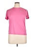 Nike 100% Polyester Solid Pink Active T-Shirt Size XL - photo 1
