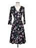 Leota Floral Black Casual Dress Size S - photo 1