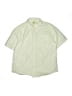 Thereabouts Solid Green Short Sleeve Button-Down Shirt Size 18 - 20 Husky - photo 1
